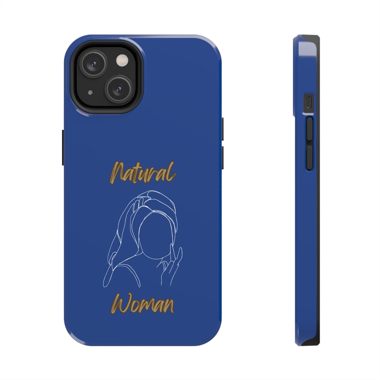 Natural Woman Towel Wrapped (WL)Tough Phone Cases DARK BLUE