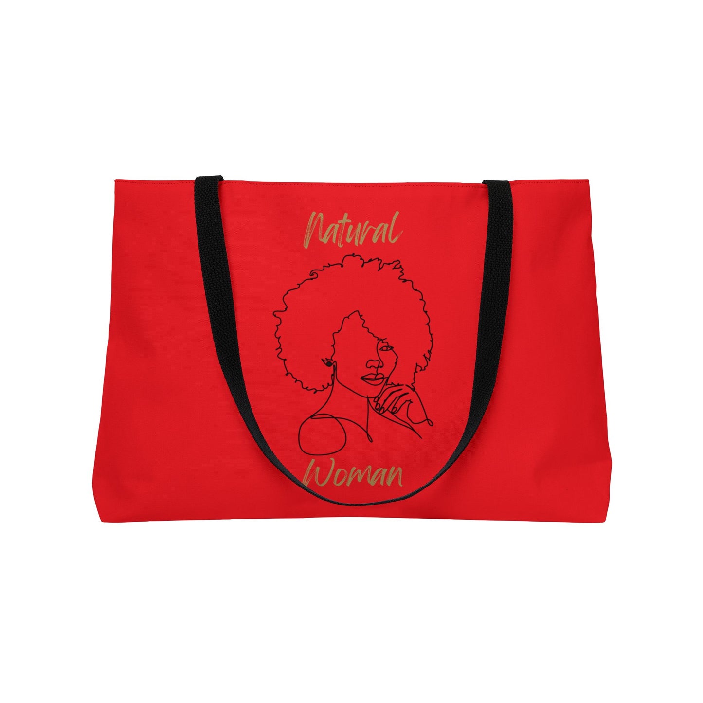 Natural Woman The Look (BL) Weekender Tote Bag RED