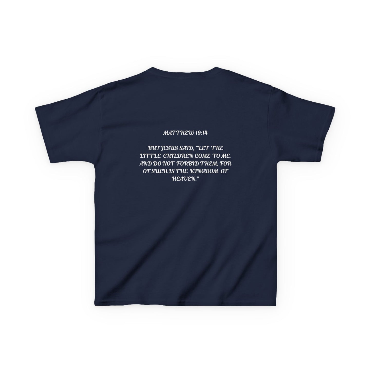 Children of the King Inspirational Kids Cotton T-Shirt (BL)