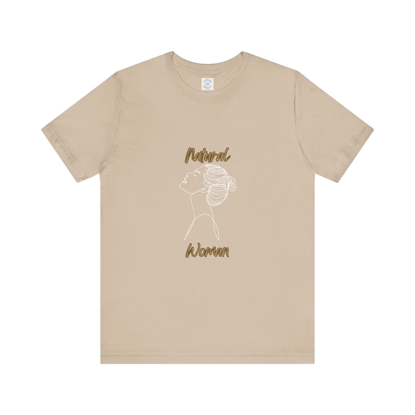 Natural Woman Wet Bun  (WL) Short Sleeve T-Shirt