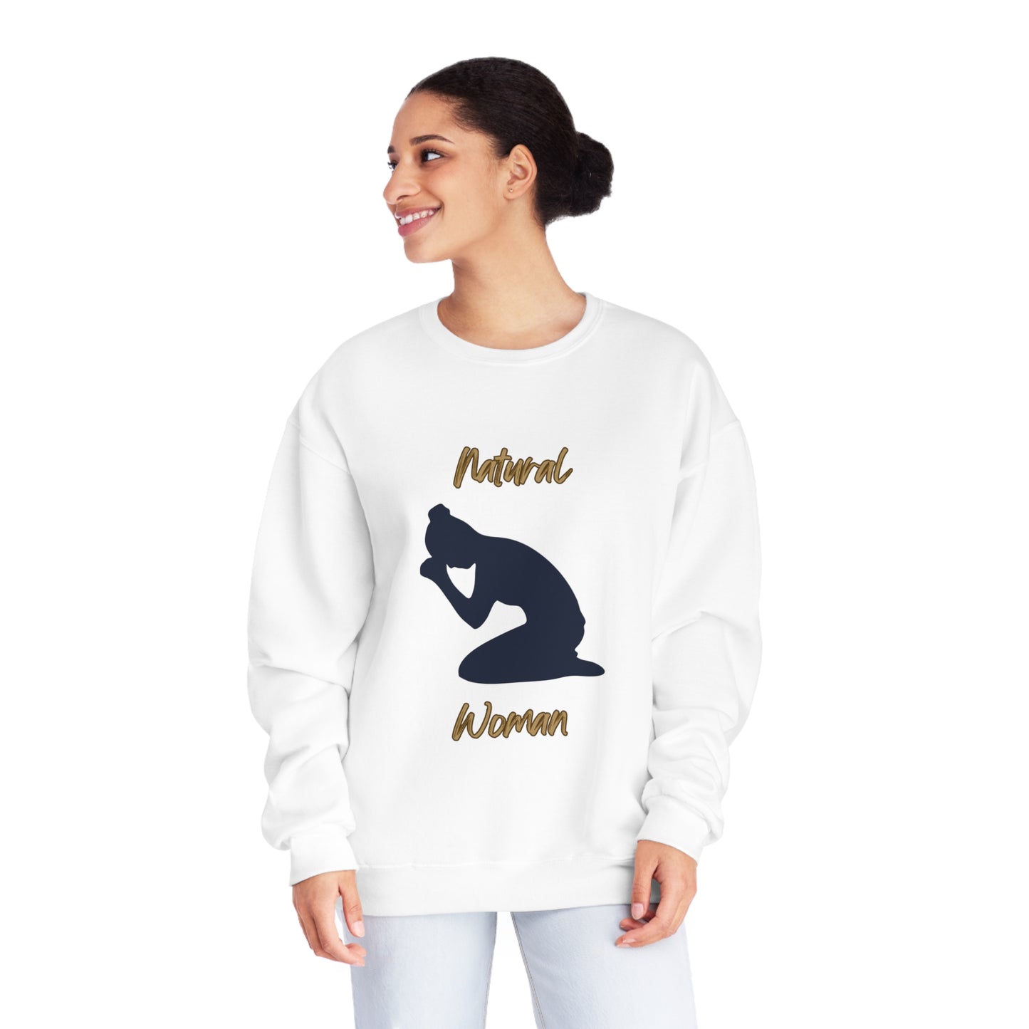 Natural Woman Pray (BL) Crewneck Sweatshirt