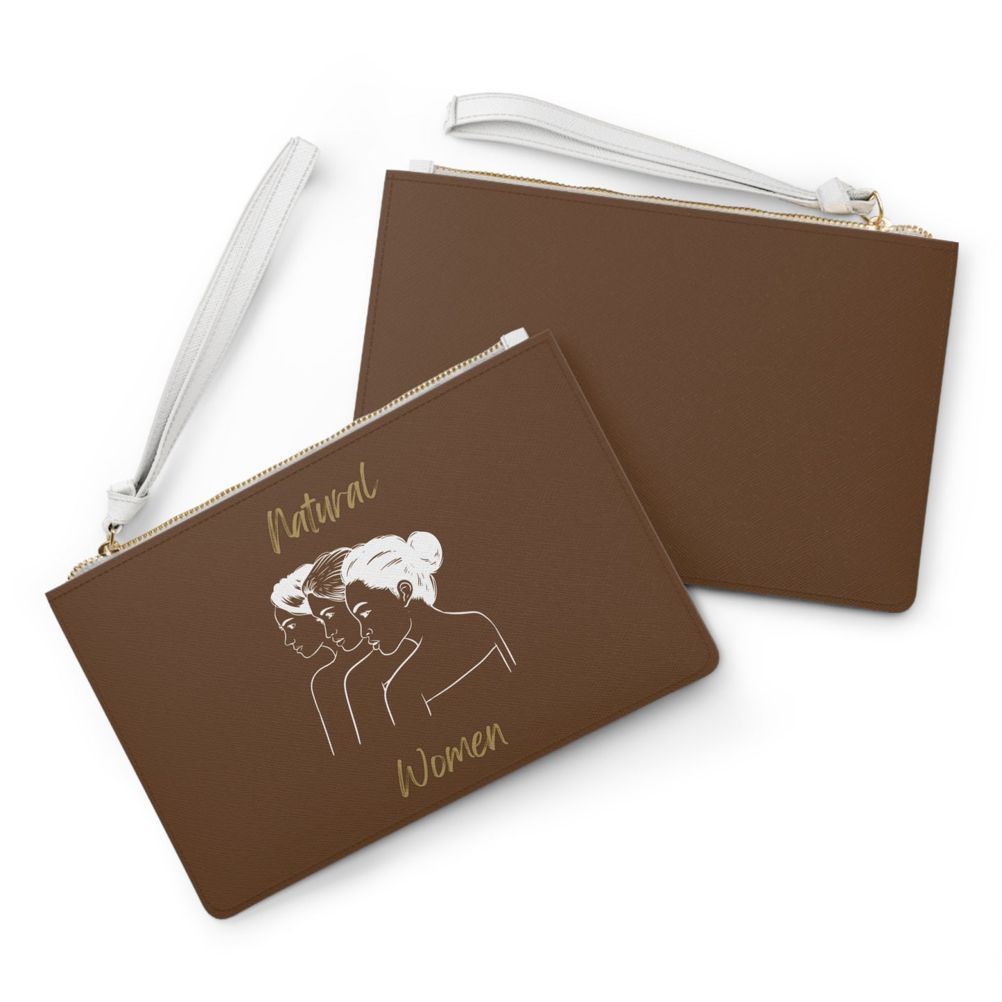 Natural Woman United Friends (WL) Clutch Bag BROWN