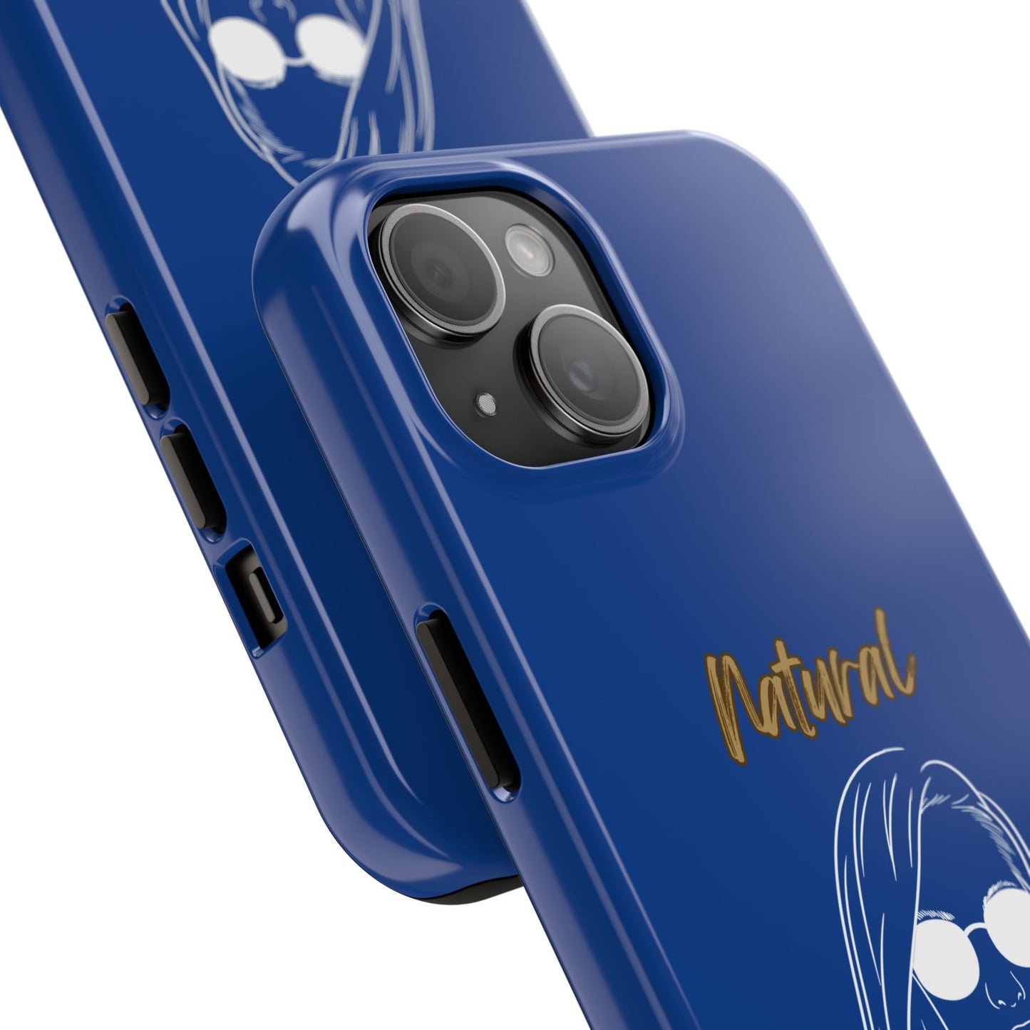 Natural Woman Shades (WL)Tough Phone Cases DARK BLUE