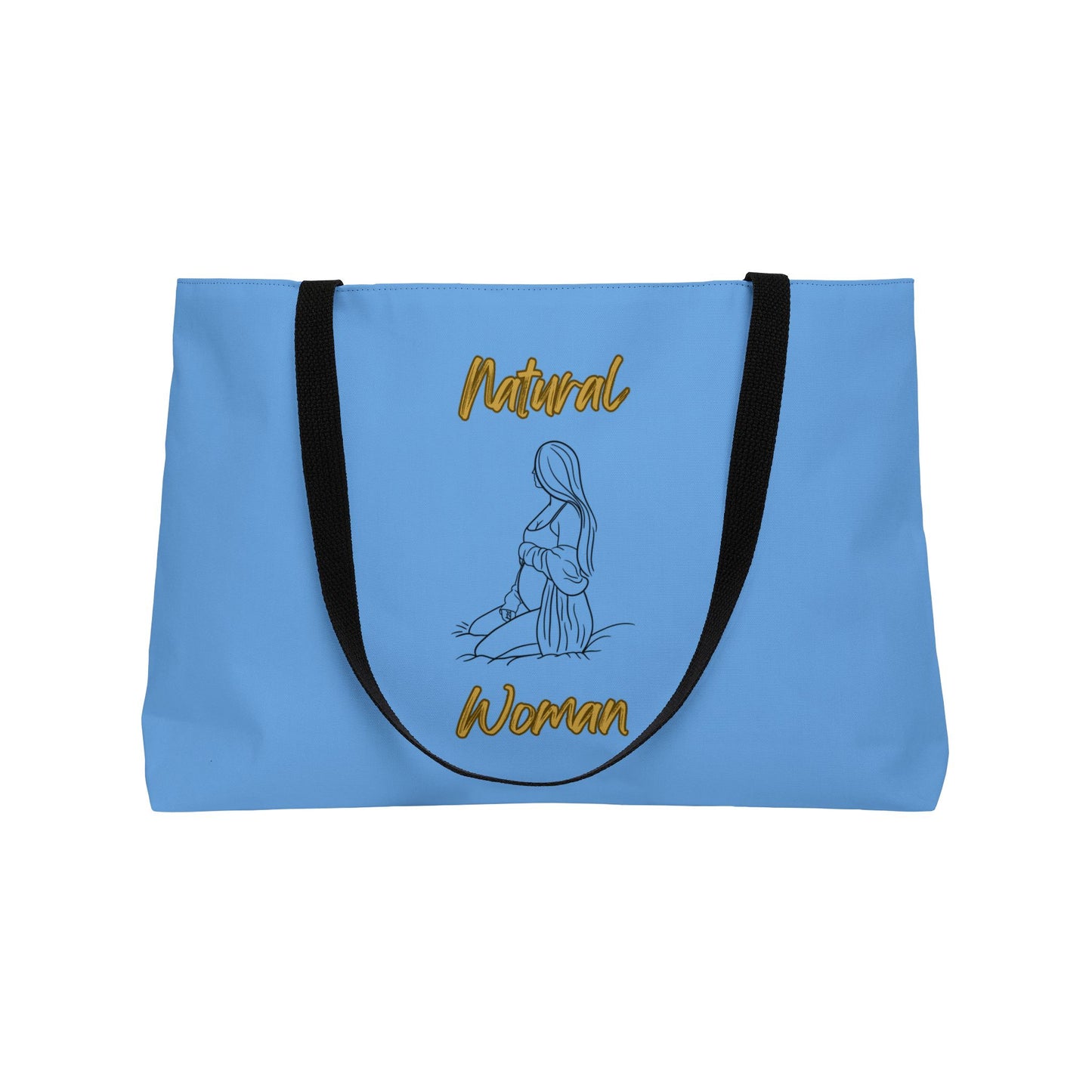 Natural Woman Expecting (BL) Weekender Tote Bag LIGHT BLUE