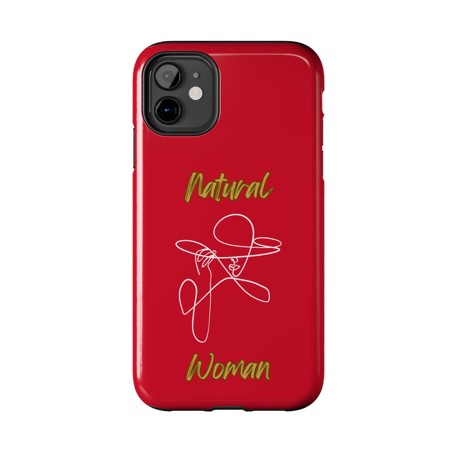 Natural Woman An Original (WL)Tough Phone Cases DARK RED