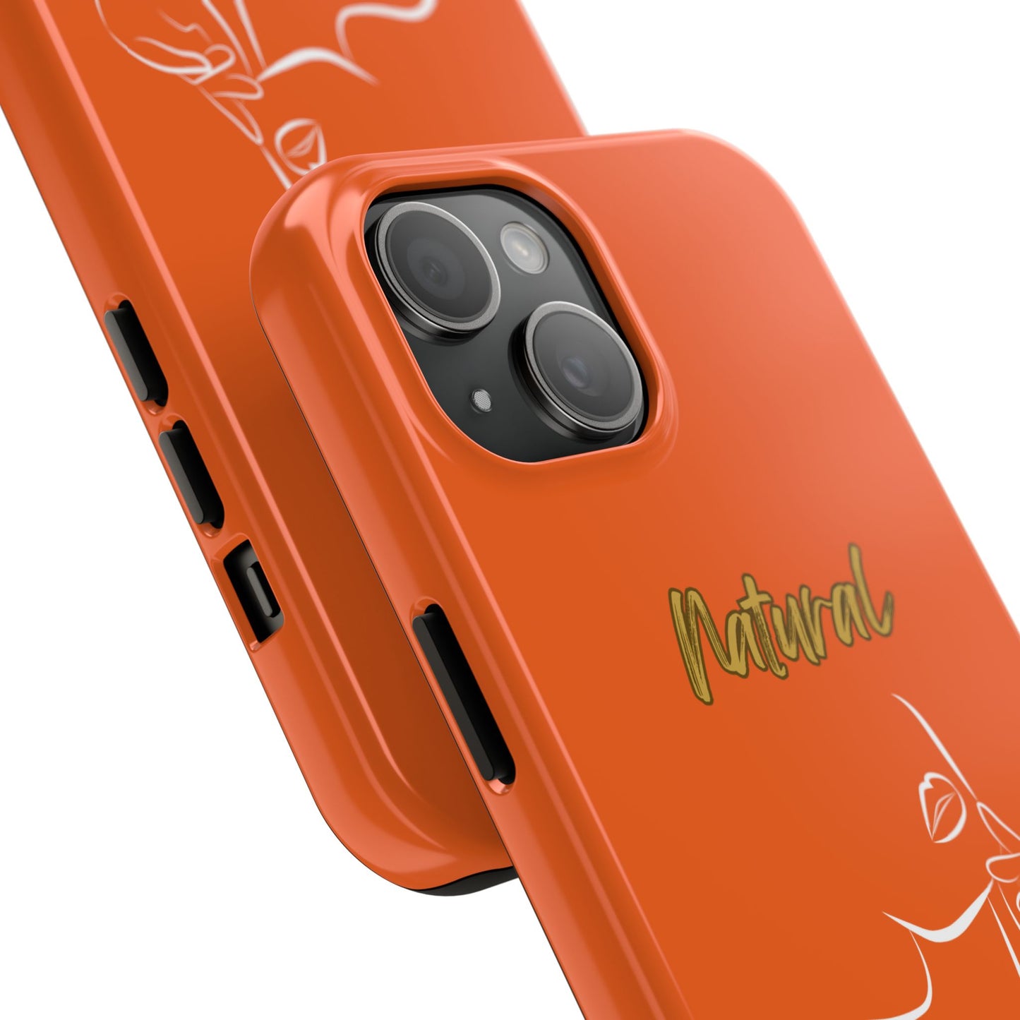 Natural Woman Chin Up (WL)Tough Phone Cases ORANGE