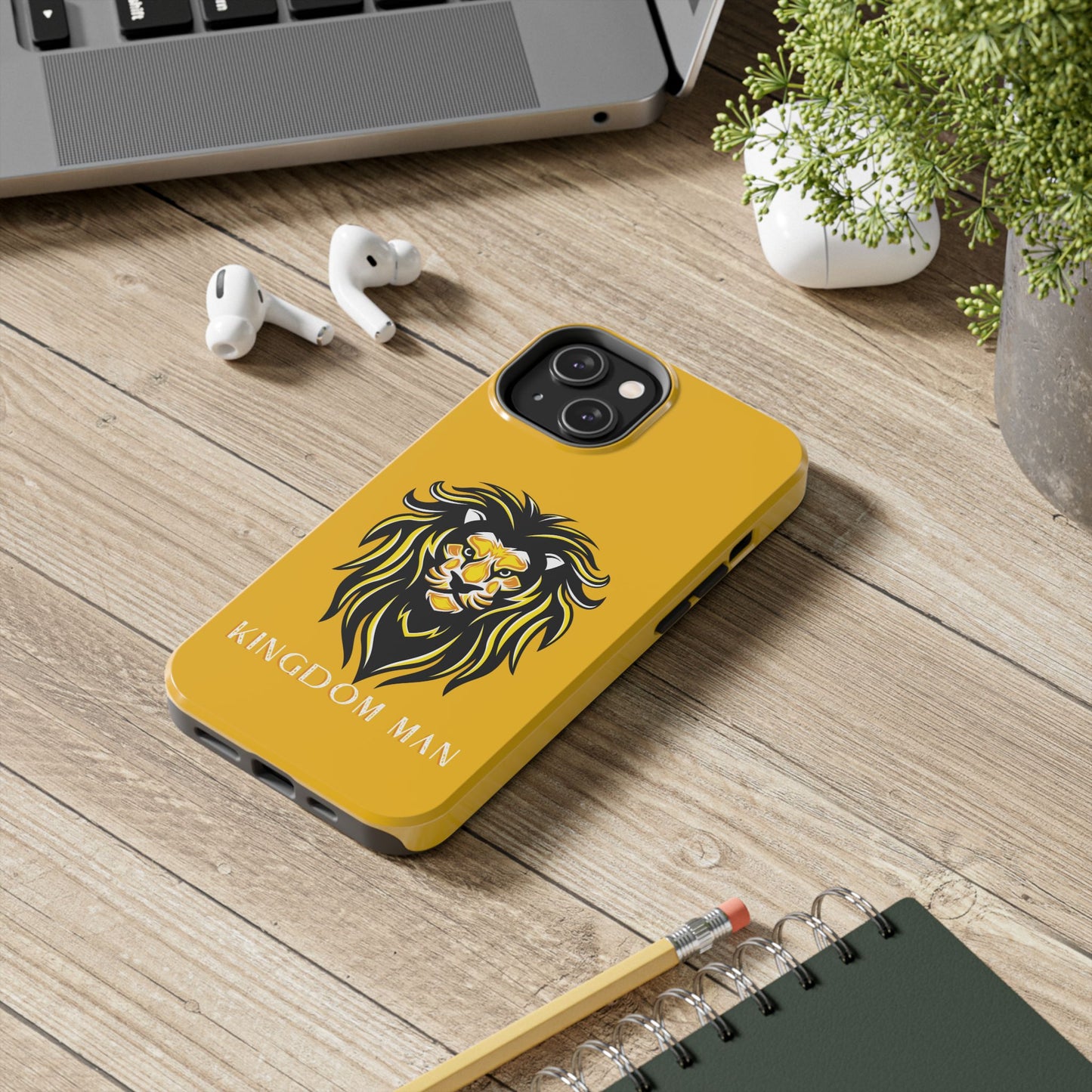 Kingdom Man (White-Gold Label) Tough Phone Case YELLOW