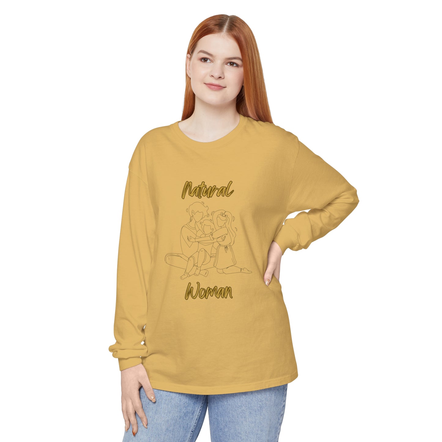 Natural Woman Bear Hugs (BL) Long Sleeve T-Shirt