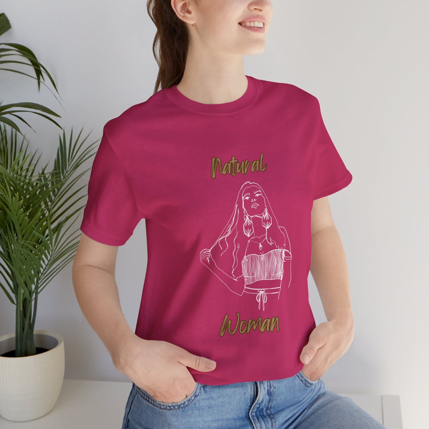 Natural Woman Thinking (WL) Short Sleeve T-Shirt