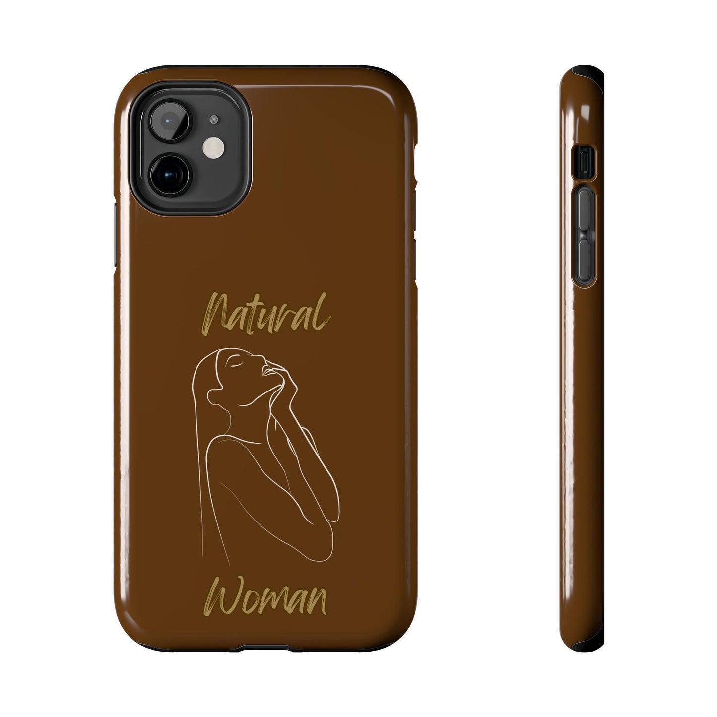 Natural Woman Thank You (WL) Tough Phone Cases BROWN