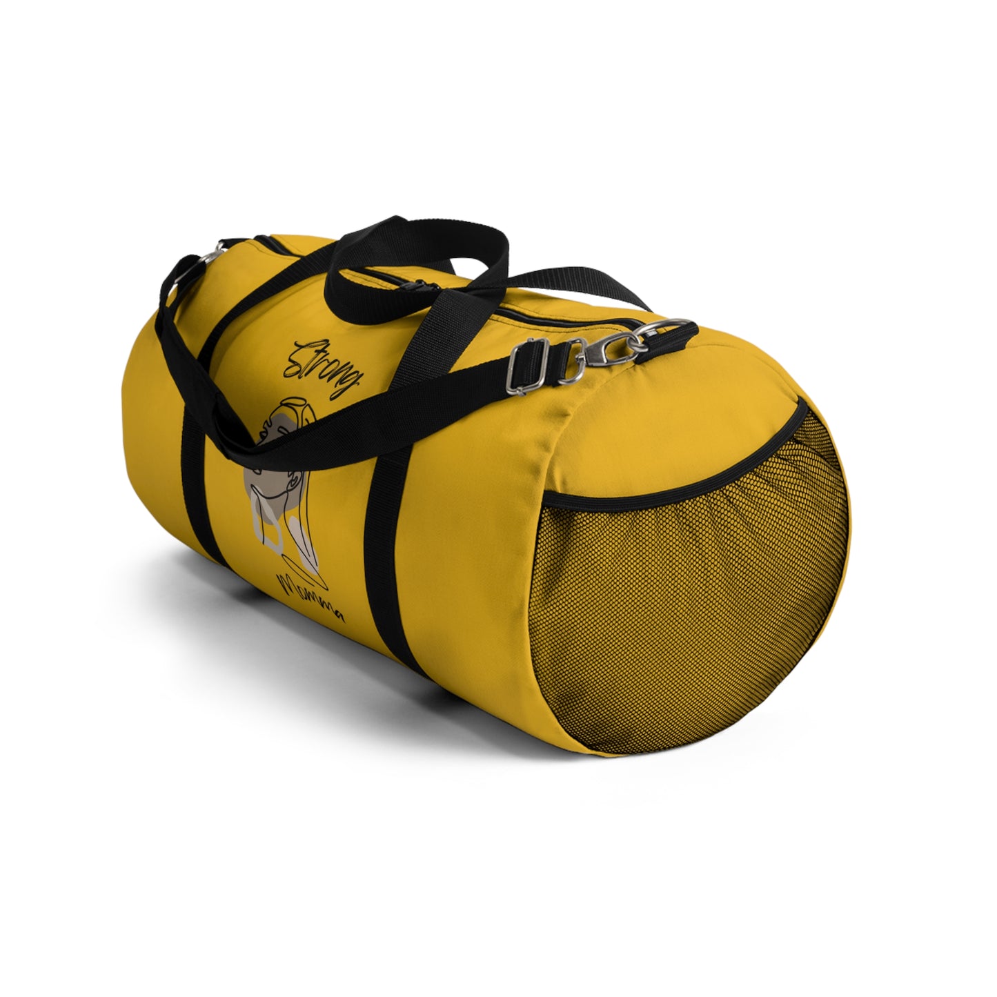 Strong Momma (BL) Duffel Bag YELLOW