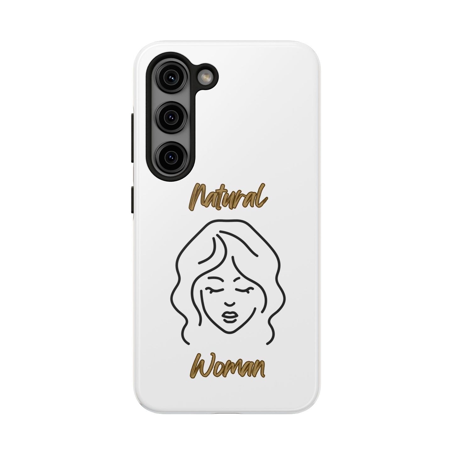 Natural Woman Modest (BL)Tough Phone Cases WHITE