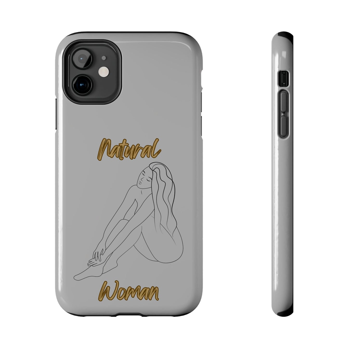 Natural Woman Beauty (BL) Tough Phone Cases LIGHT GREY
