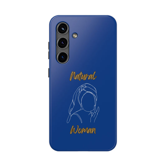 Natural Woman Towel Wrapped (WL)Tough Phone Cases DARK BLUE