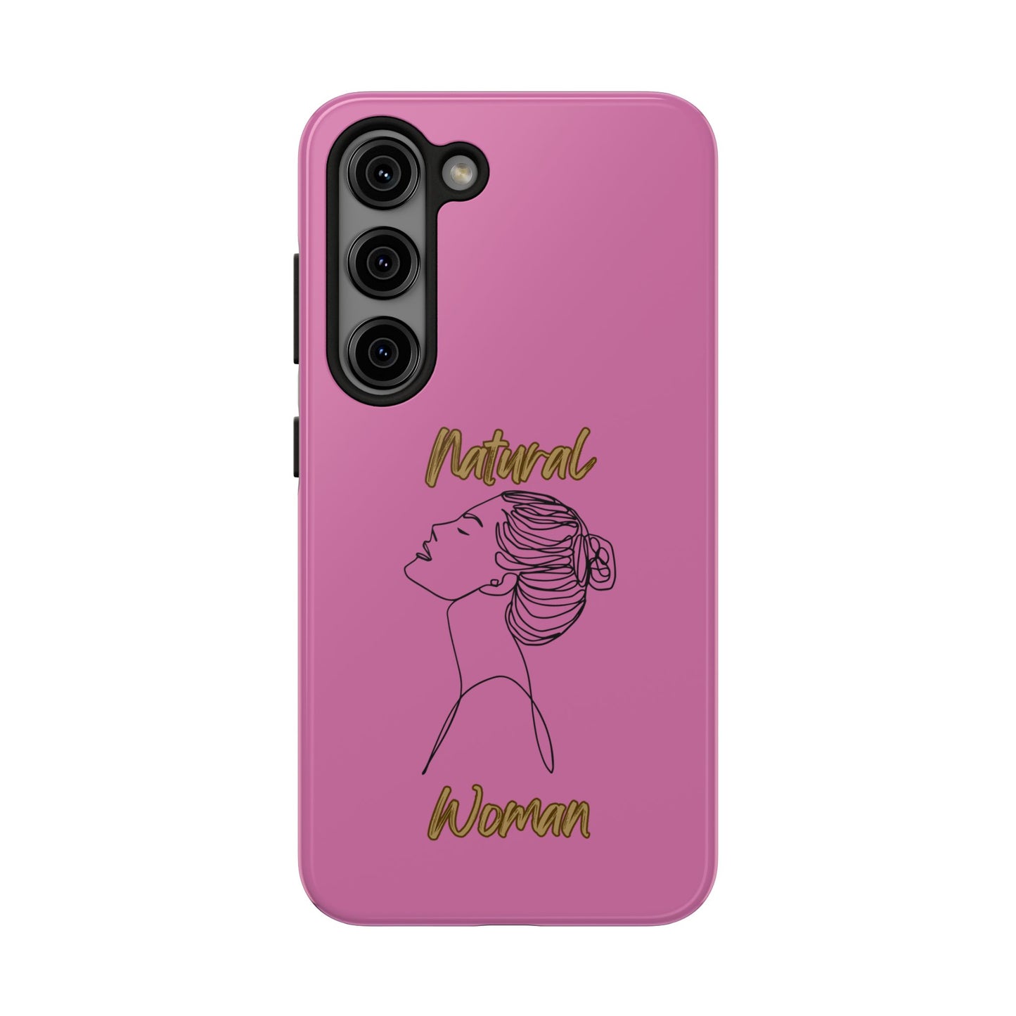 Natural Woman Wet Bun (BL) Tough Phone Cases LIGHT PINK