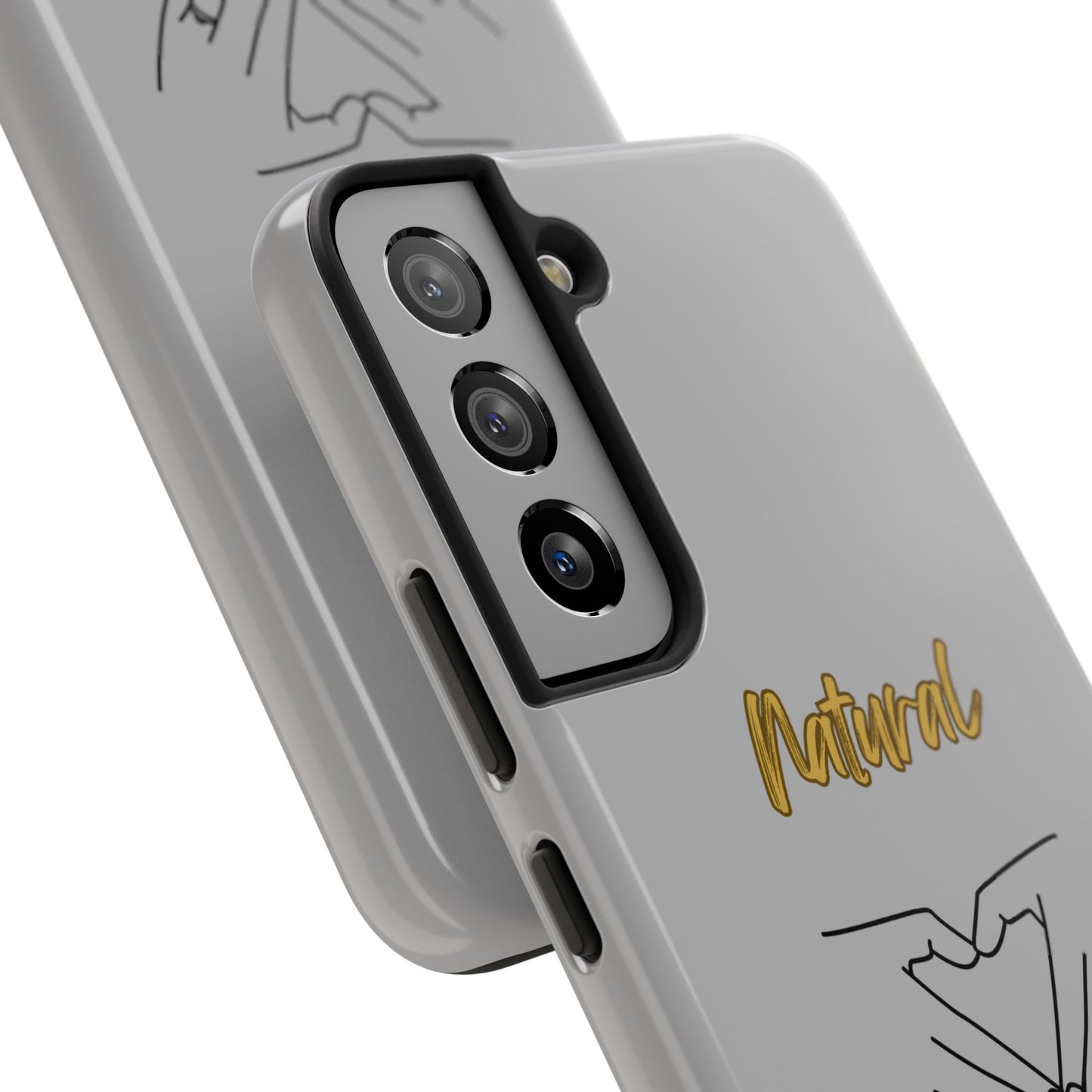 Natural Woman I Love You (BL)Tough Phone Cases LIGHT GREY
