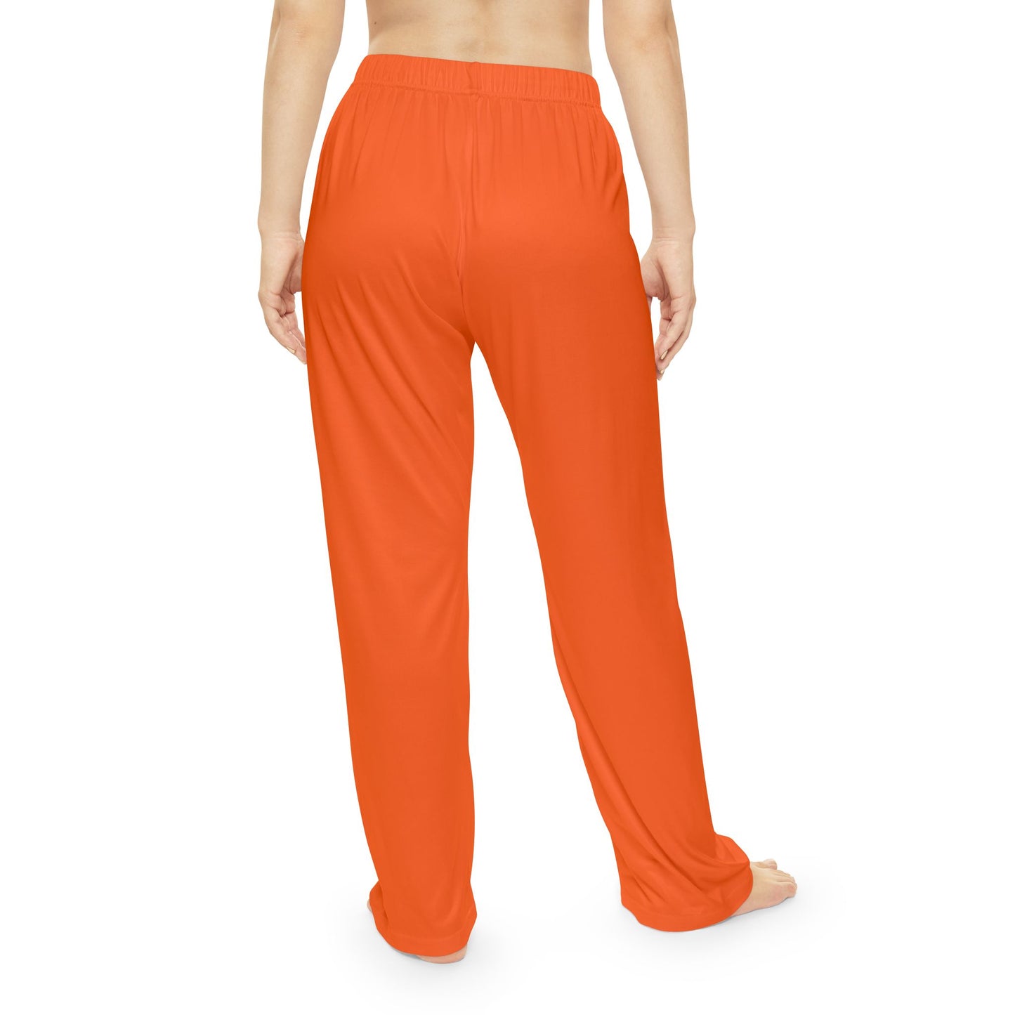 Natural Woman Puff (BL) Women's Pajama Pants ORANGE