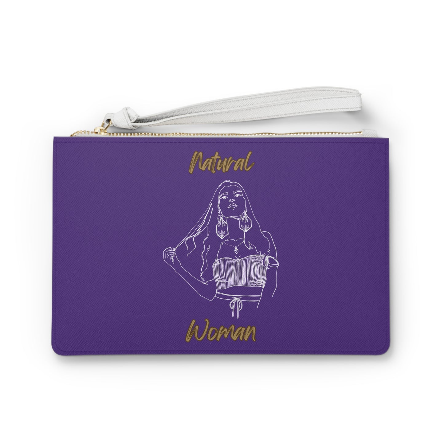 Natural Woman Thinking (WL) Clutch Bag PURPLE