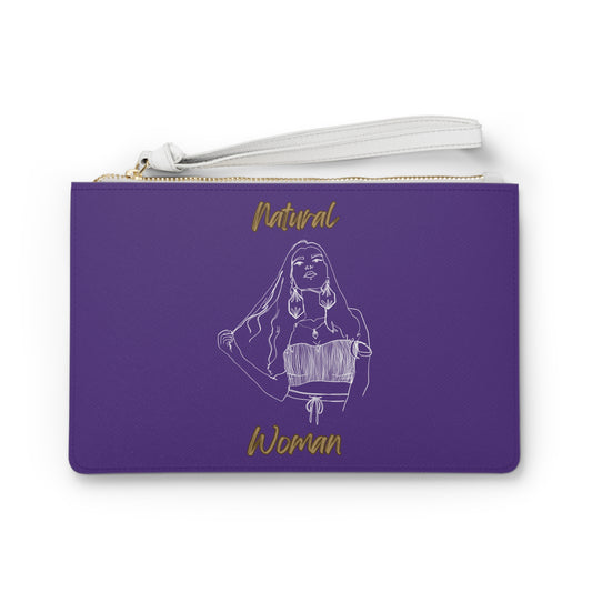 Natural Woman Thinking (WL) Clutch Bag PURPLE