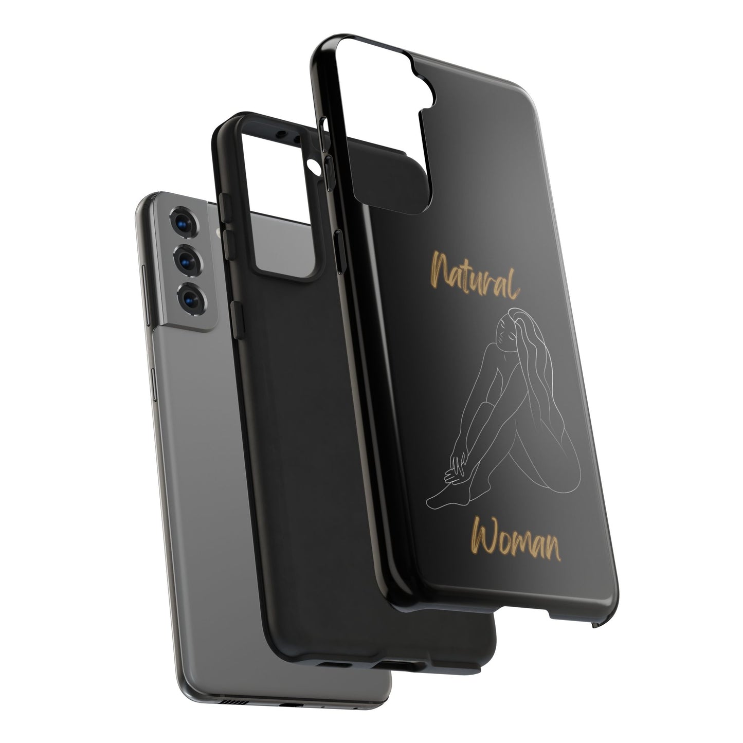 Natural Woman Beauty (WL) Tough Phone Cases BLACK