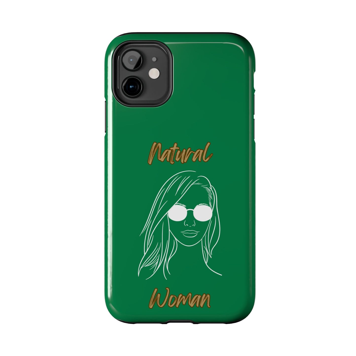 Natural Woman Shades (WL)Tough Phone Cases DARK GREEN