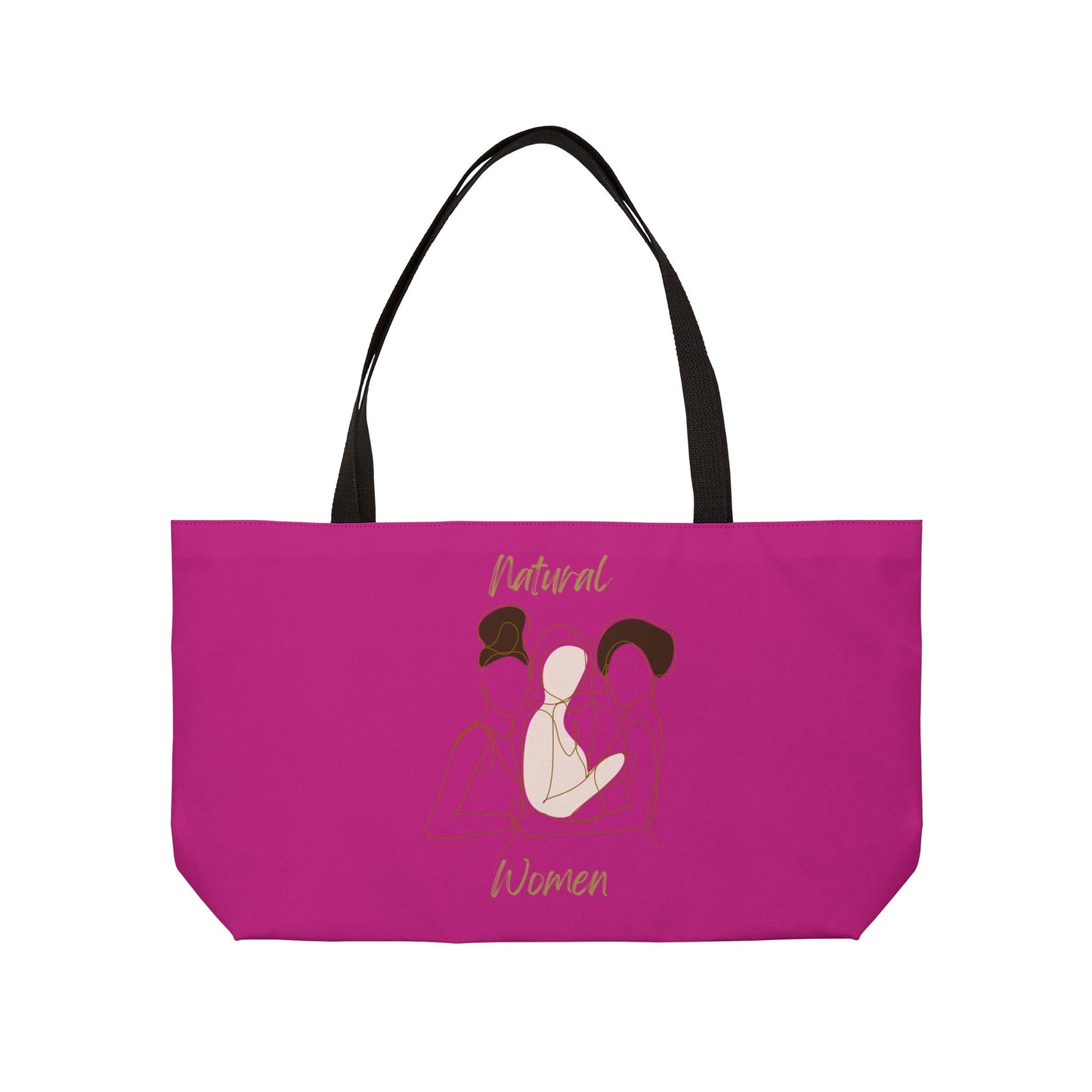Natural Women Friends (BL) Weekender Tote Bag PINK