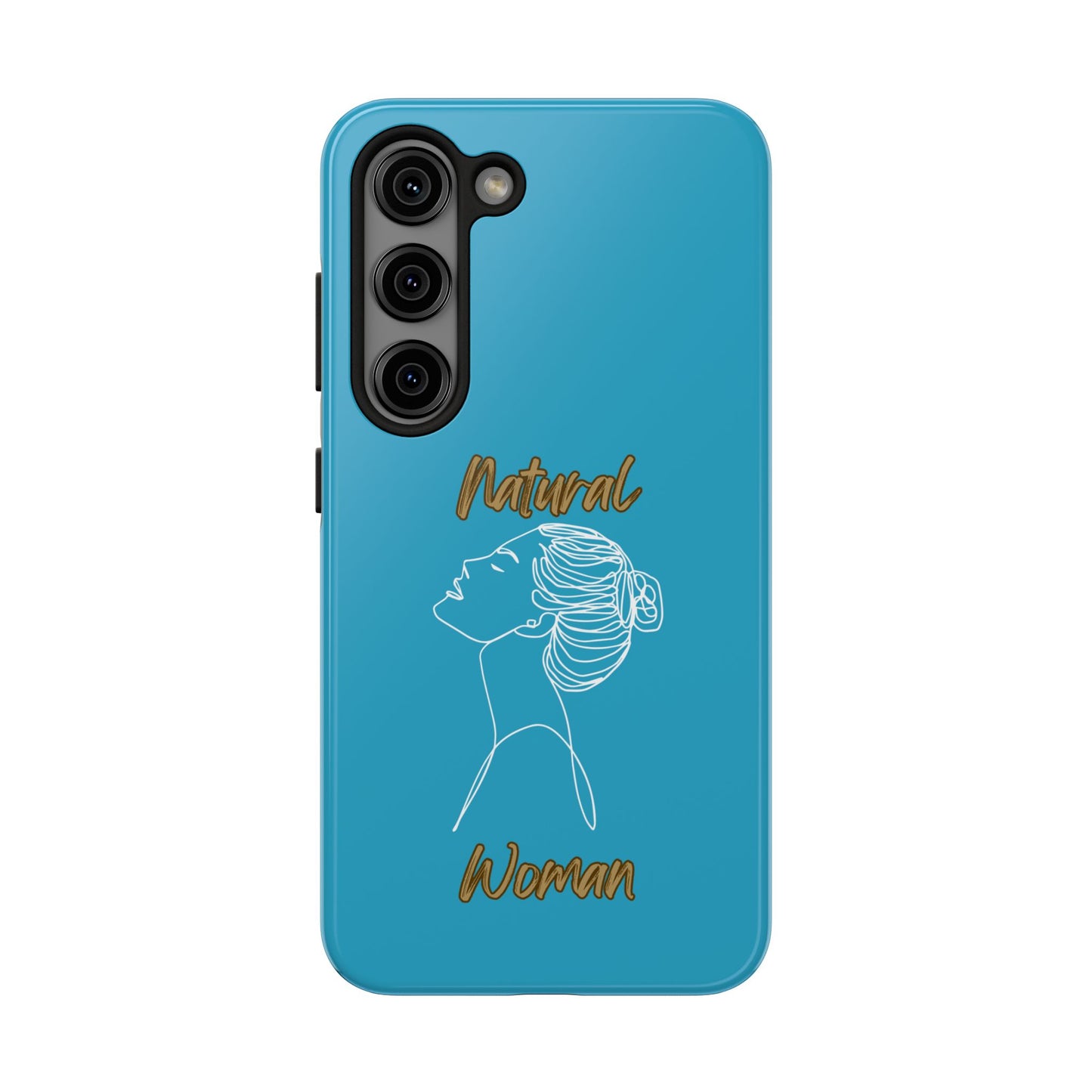 Natural Woman Wet Bun (WL) Tough Phone Cases TURQUOISE
