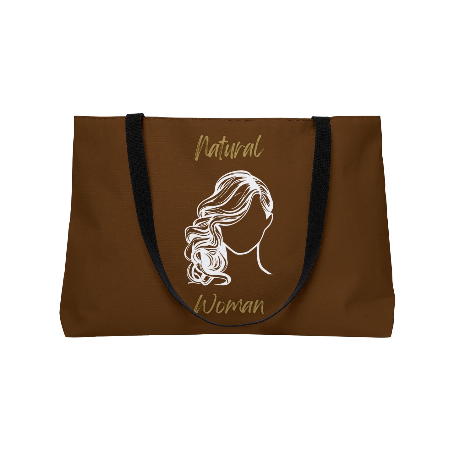 Natural Woman Long Curl (WL) Weekender Tote Bag BROWN