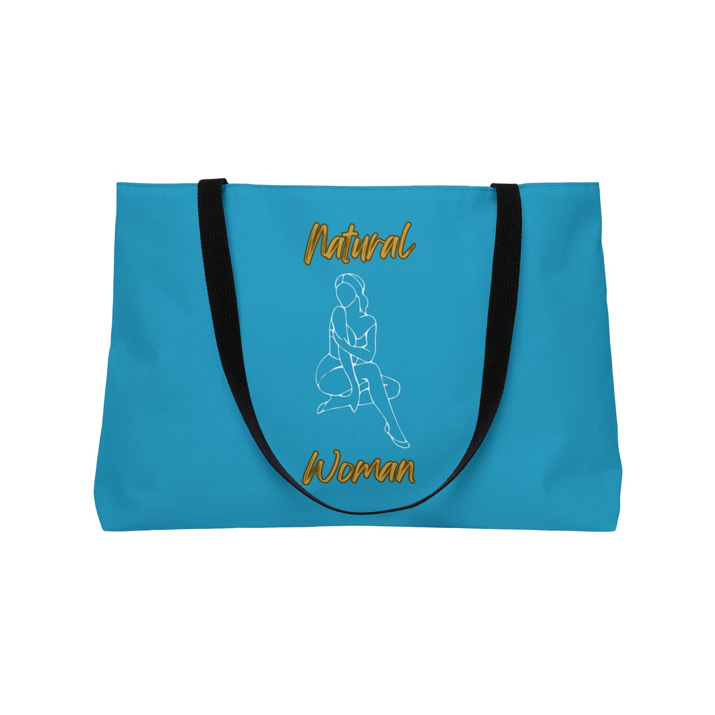 Natural Woman Shoulder Action (WL) Weekender Tote Bag TURQUOISE