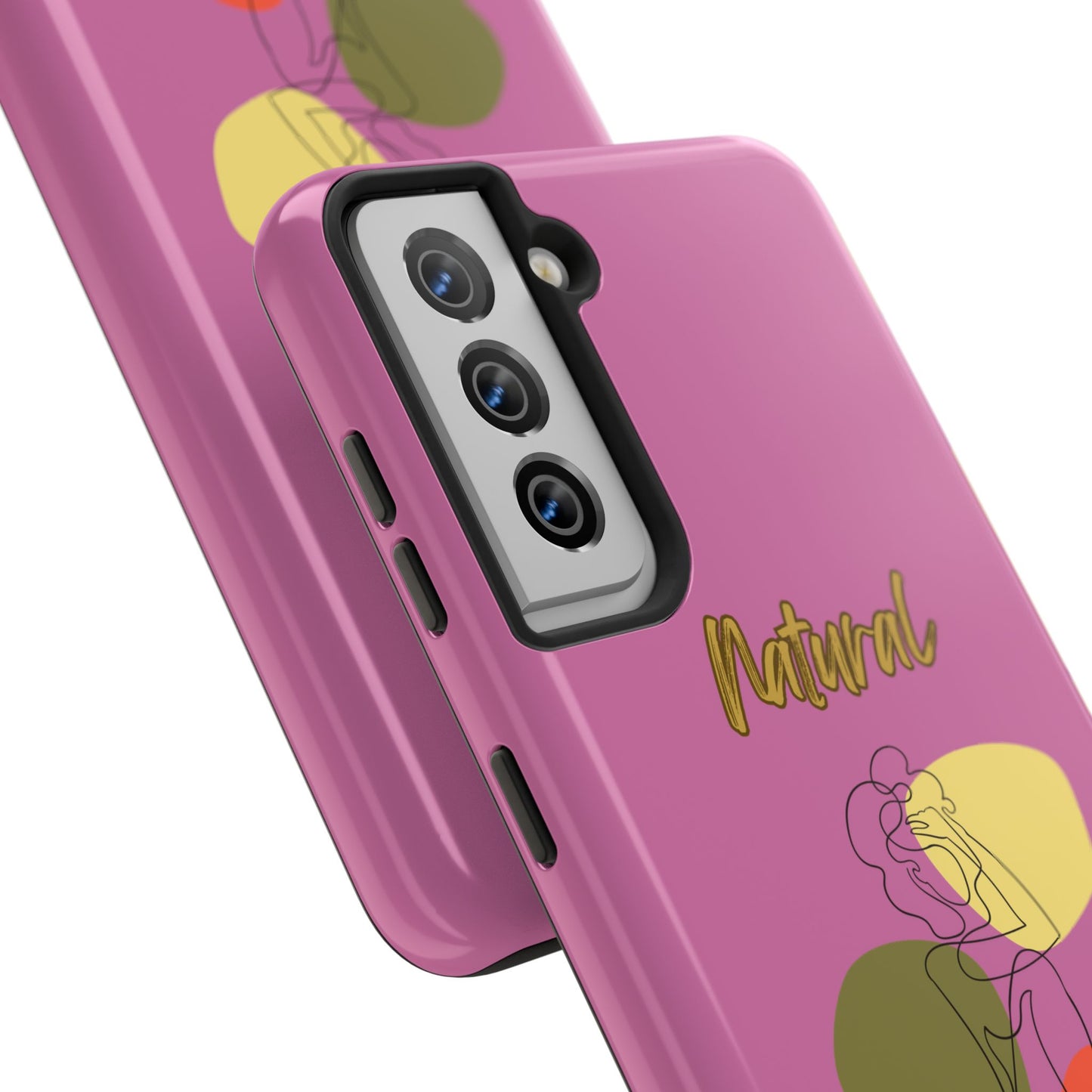 Natural Woman Colorful Pose (BL)Tough Phone Cases LIGHT PINK