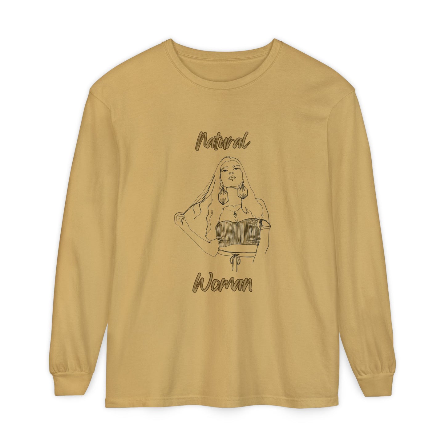 Natural Woman Thinking (BL) Long Sleeve T-Shirt
