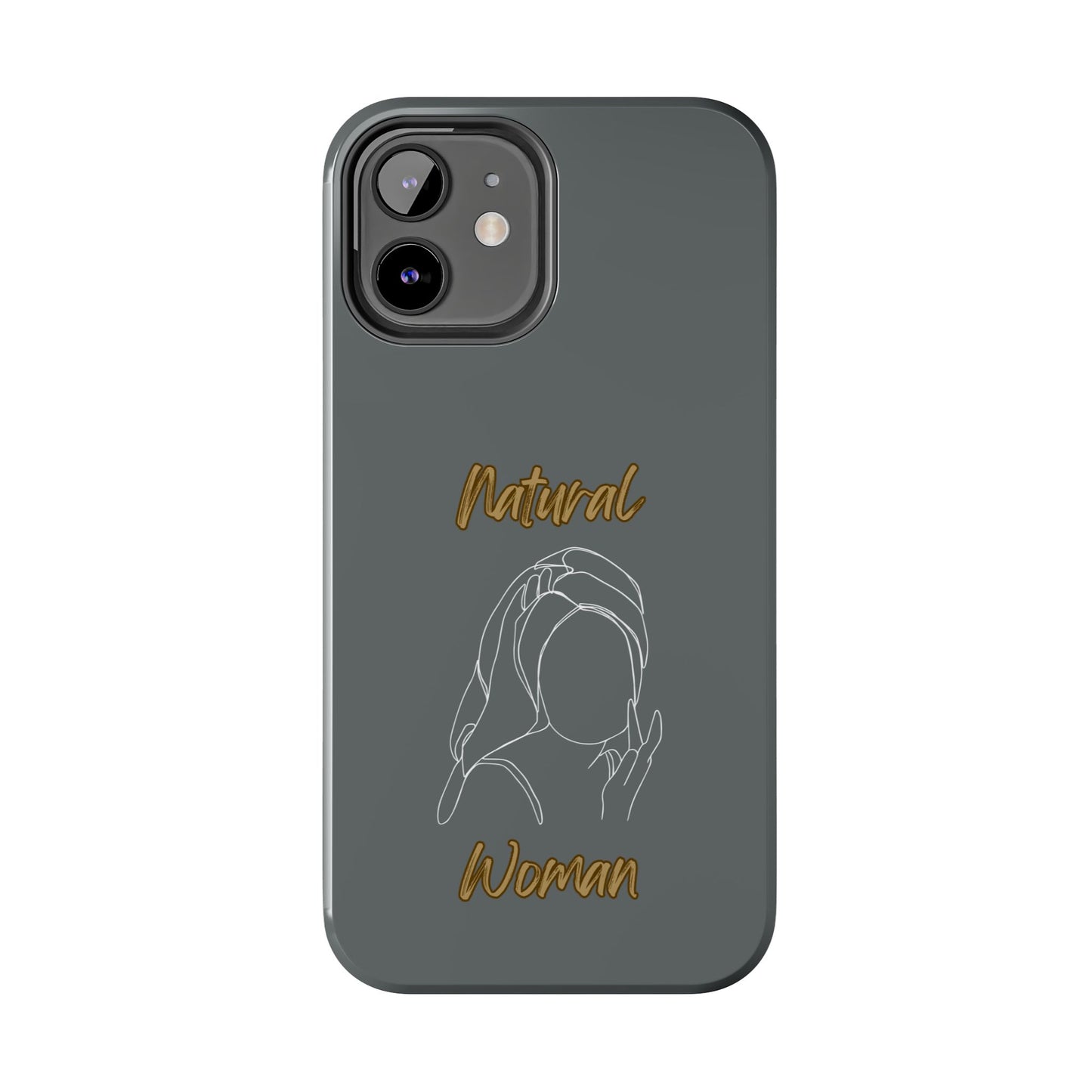Natural Woman Towel Wrapped (WL)Tough Phone Cases DARK GREY