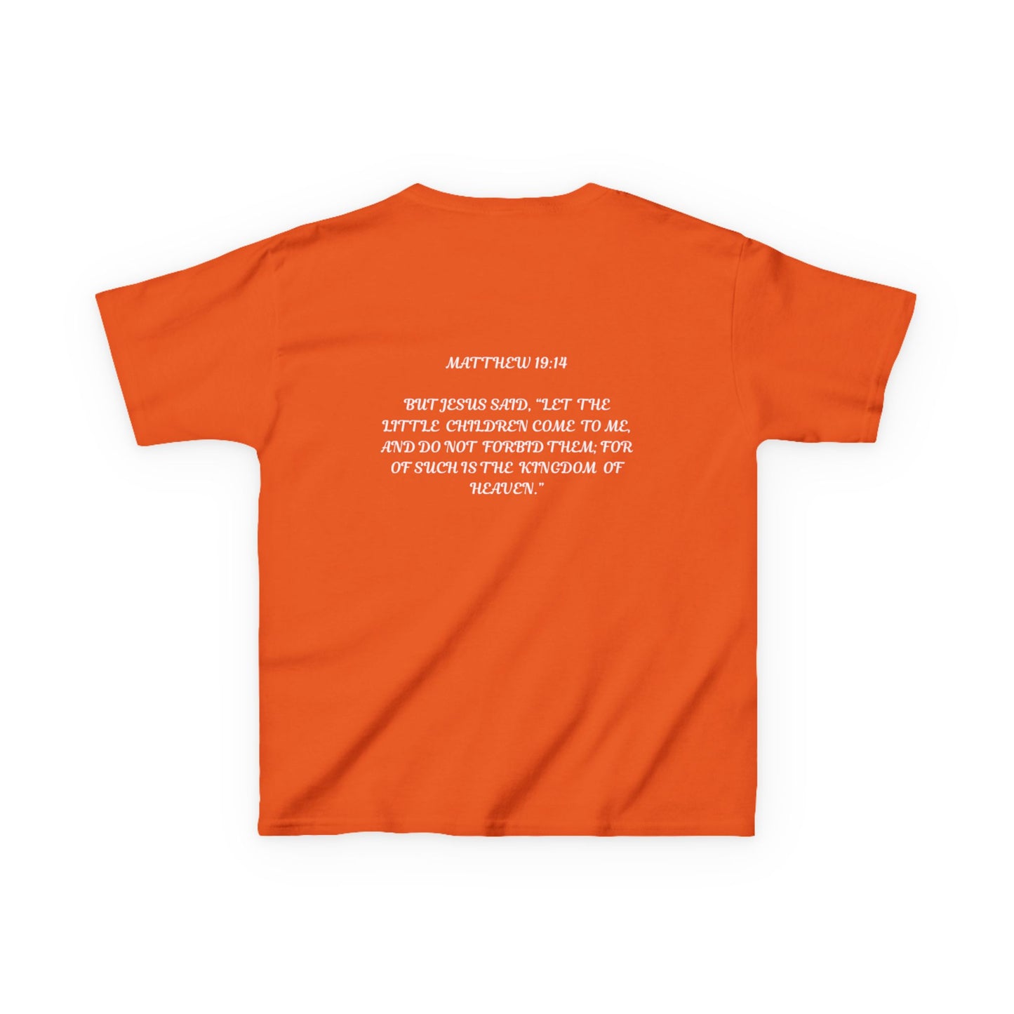 Children of the King Inspirational Kids Cotton T-Shirt (BL)