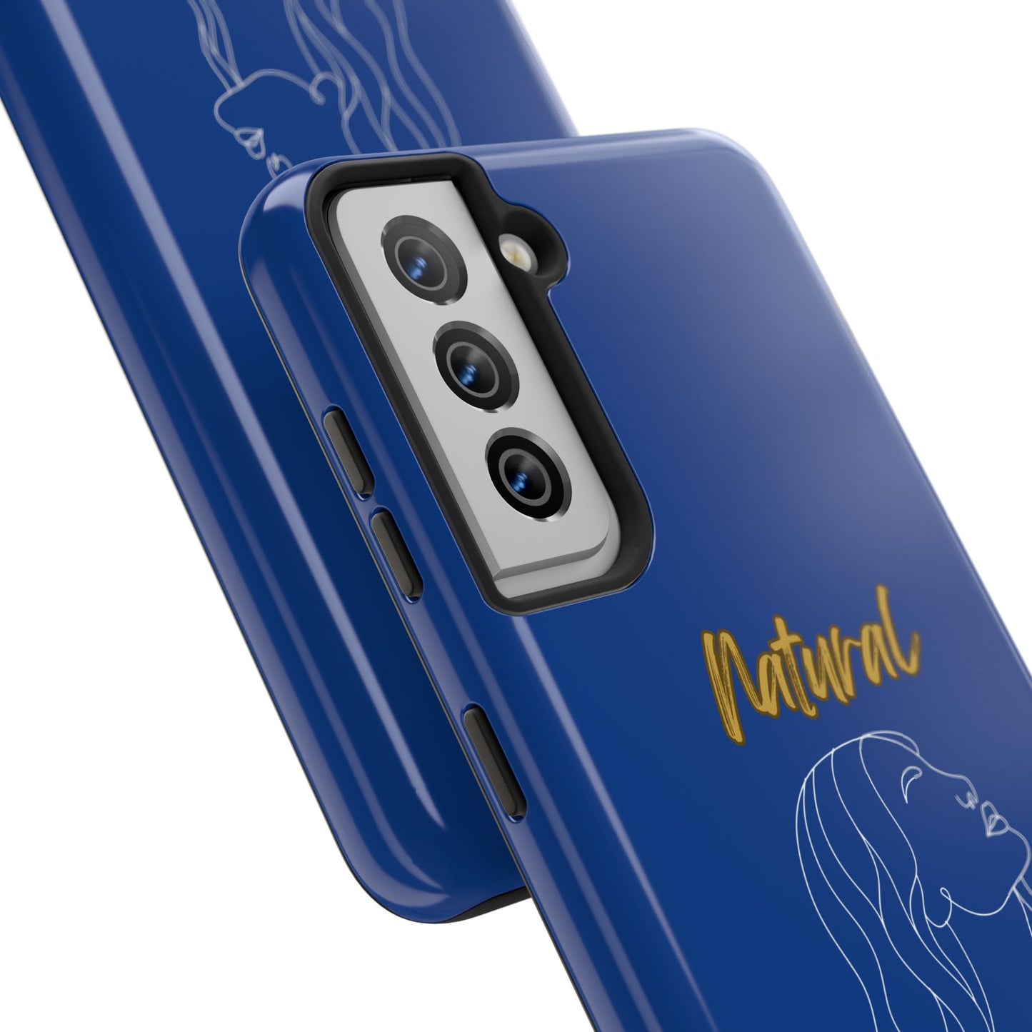 Natural Woman Breeze On Face (WL)Tough Phone Cases DARK BLUE