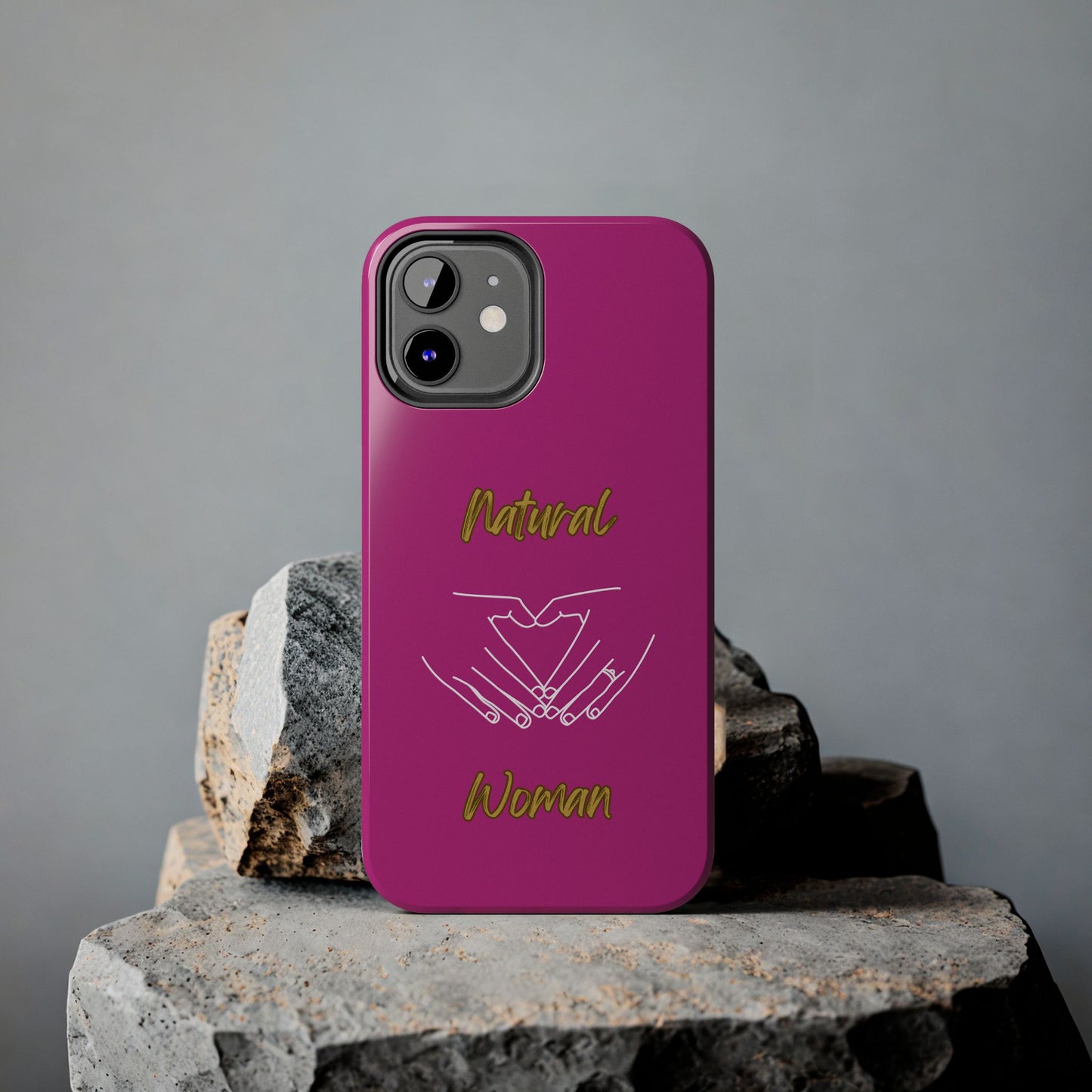 Natural Woman I Love You (WL)Tough Phone Cases PINK
