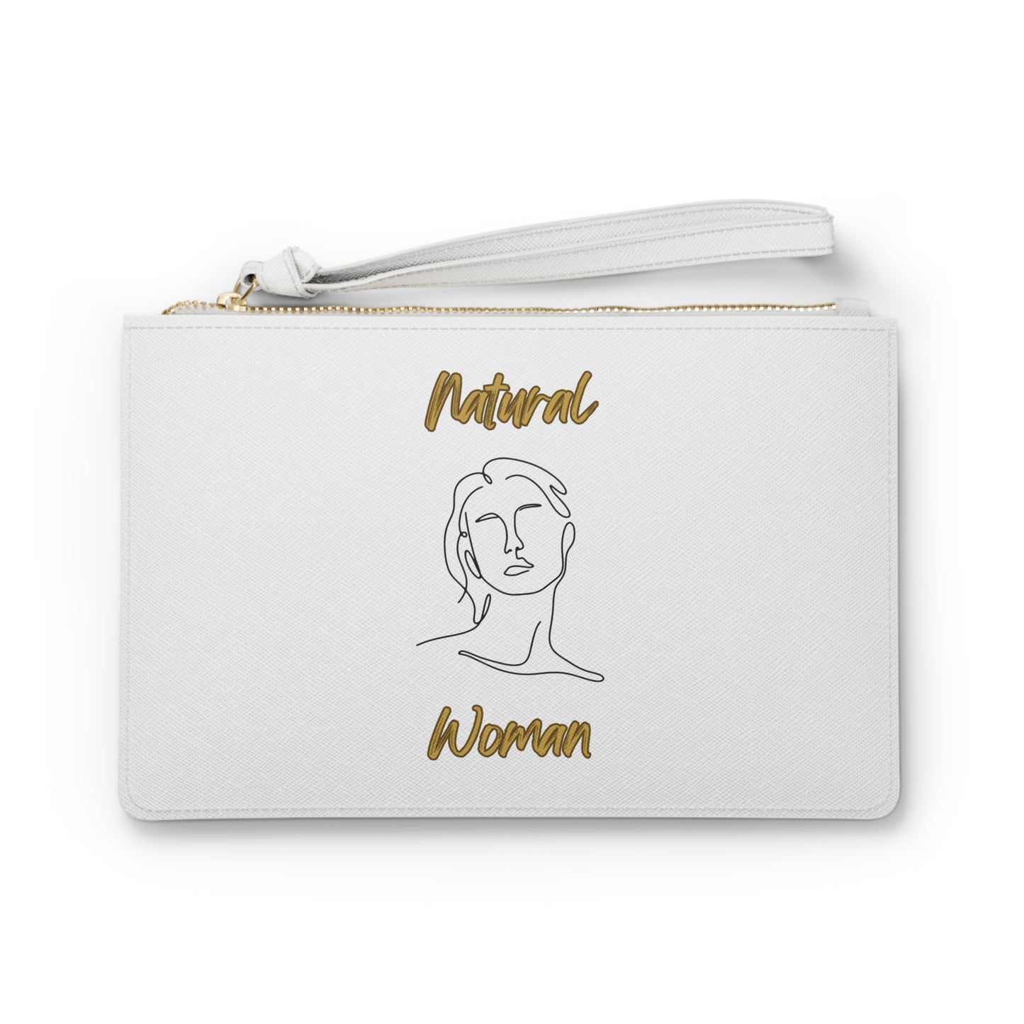 Natural Woman Hello (BL) Clutch Bag WHITE