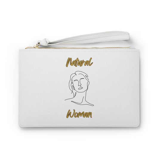 Natural Woman Hello (BL) Clutch Bag WHITE