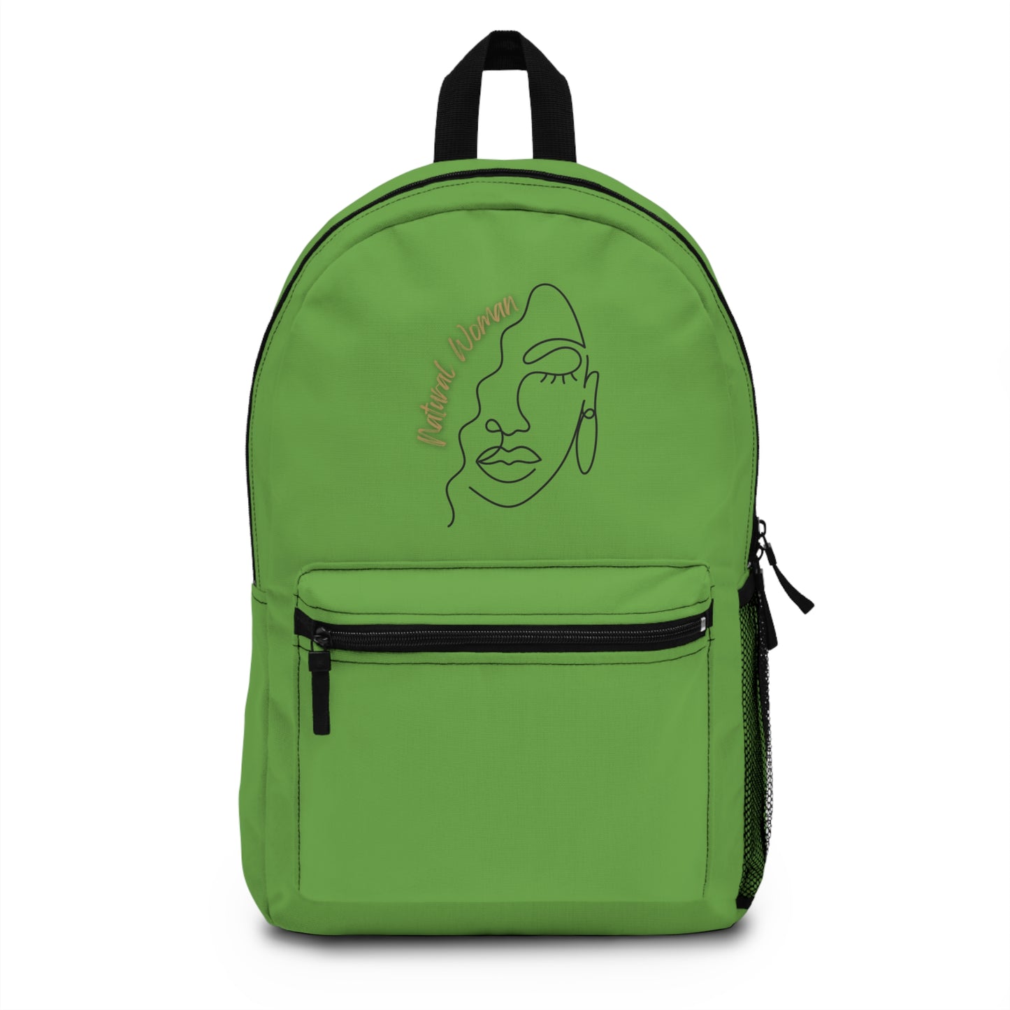 Natural Woman Half Face (BL) Backpack  GREEN