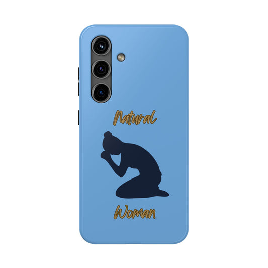 Natural Woman Pray (BL)Tough Phone Cases LIGHT BLUE