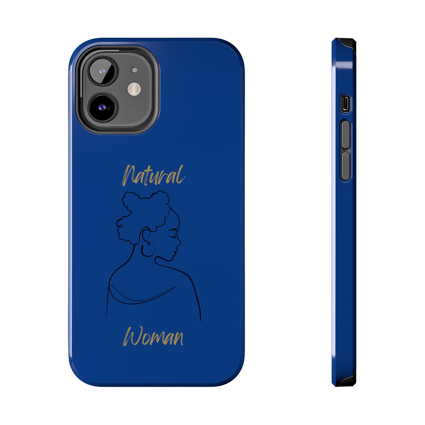 Natural Woman Twists (BL) Tough Phone Cases DARK BLUE