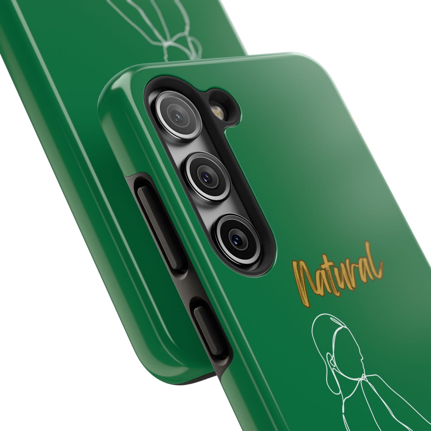 Natural Woman Hands Free (WL)Tough Phone Cases DARK GREEN