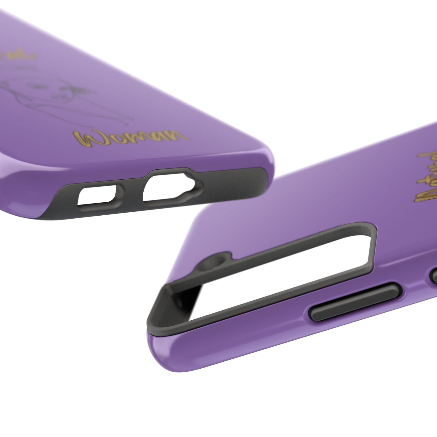 Natural Woman Sassy Bun (BL) Tough Phone Cases LIGHT PURPLE
