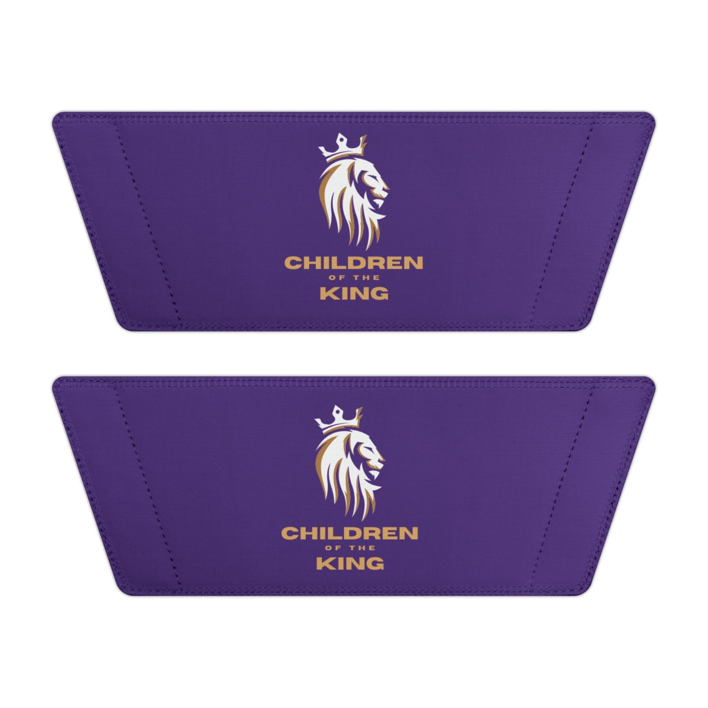 "Children of the King" WHITE Lion - PURPLE Youth Slide Sandals