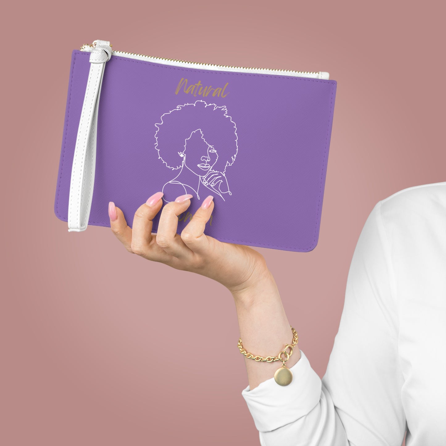 Natural Woman The Look (WL) Clutch Bag LIGHT PURPLE