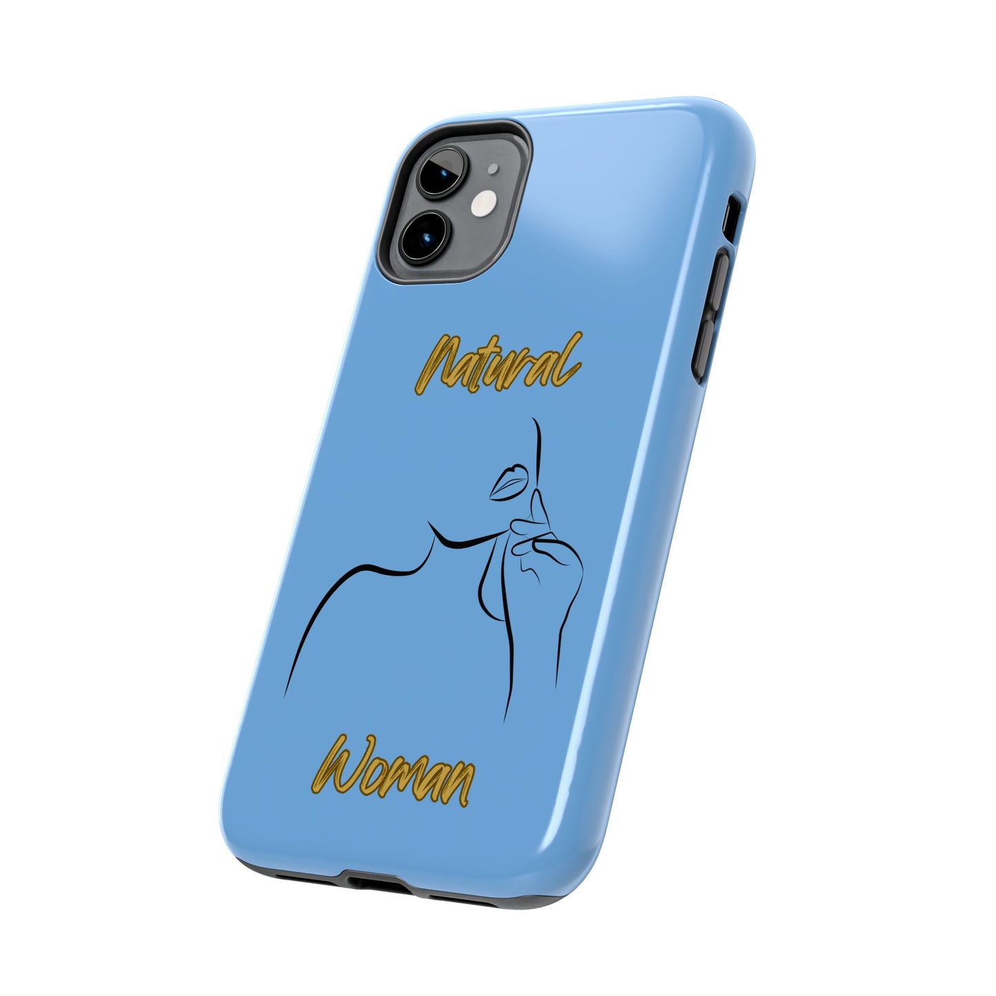 Natural Woman Chin Up (BL)Tough Phone Cases LIGHT BLUE