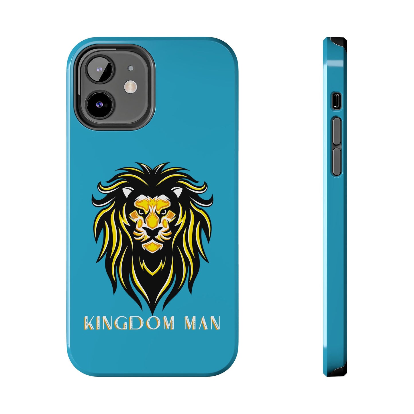 Kingdom Man (White-Gold Label) Tough Phone Case TURQUOISE