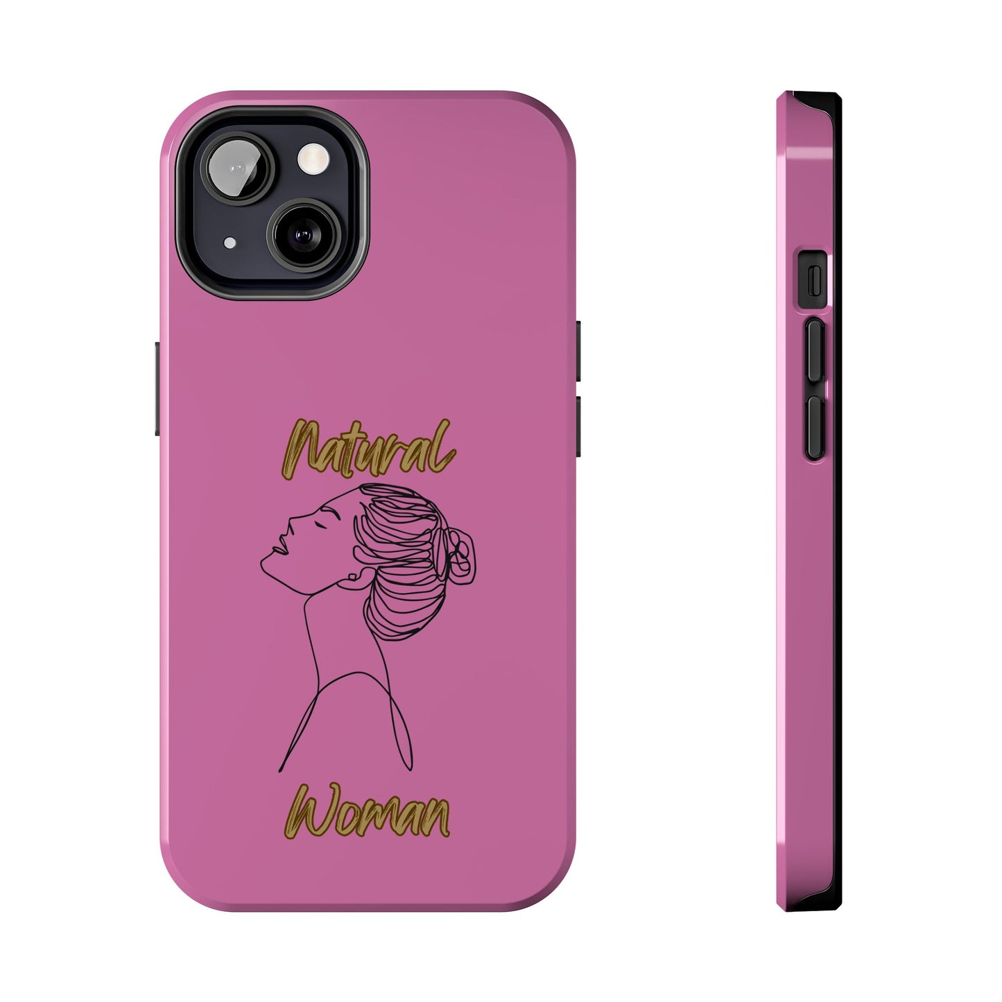Natural Woman Wet Bun (BL) Tough Phone Cases LIGHT PINK