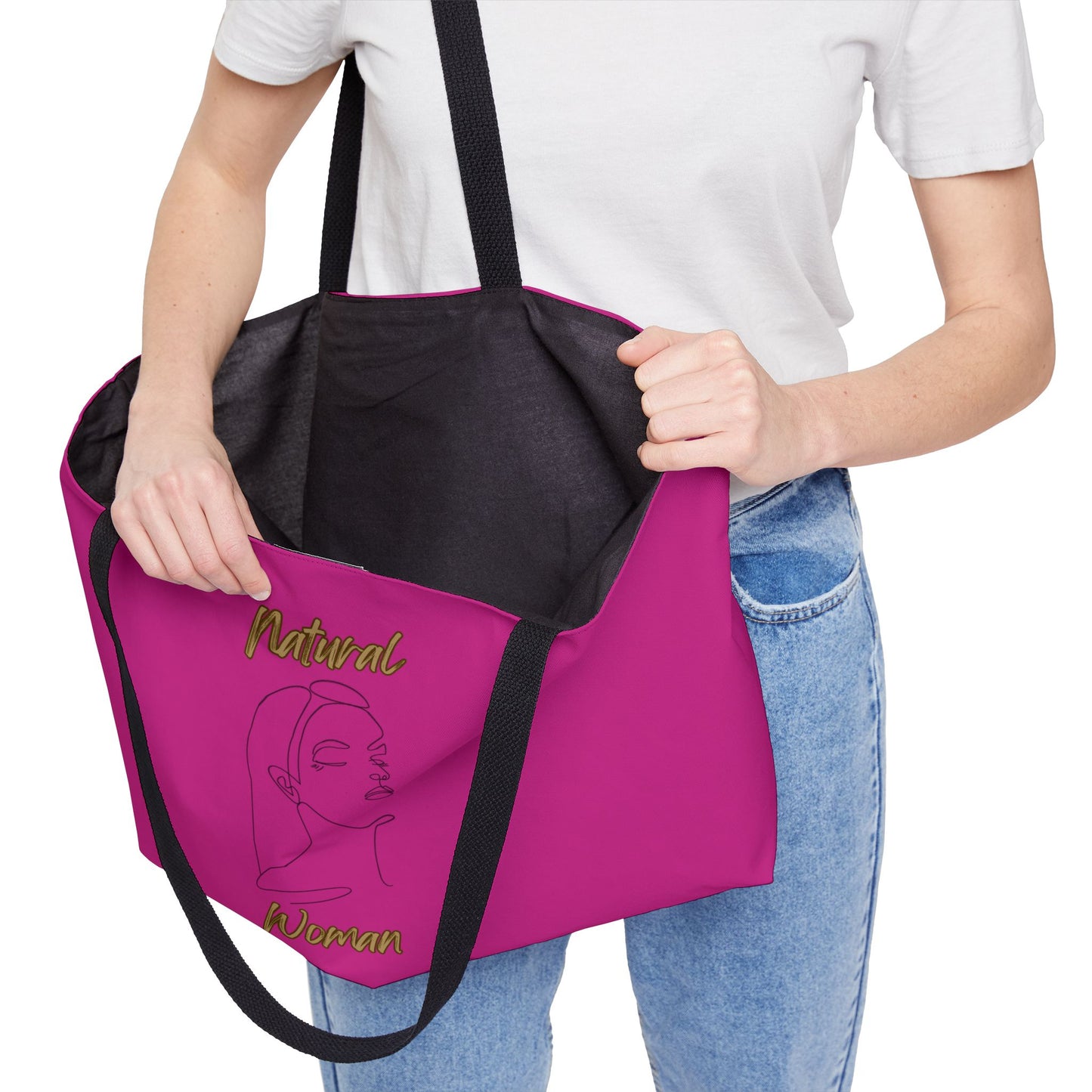 Natural Woman Calm (BL) Weekender Tote Bag PINK