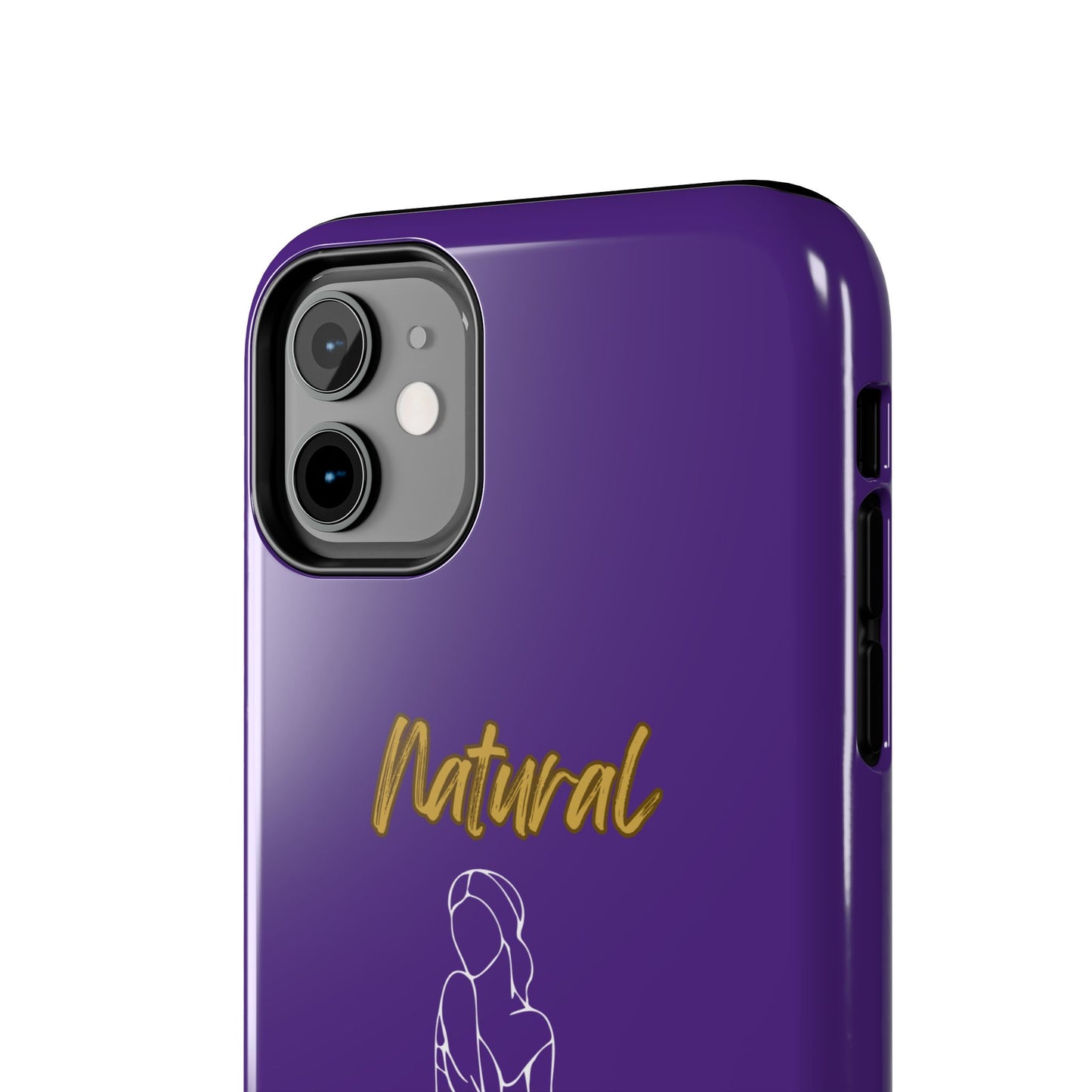 Natural Woman Shoulder Action (WL)Tough Phone Cases PURPLE