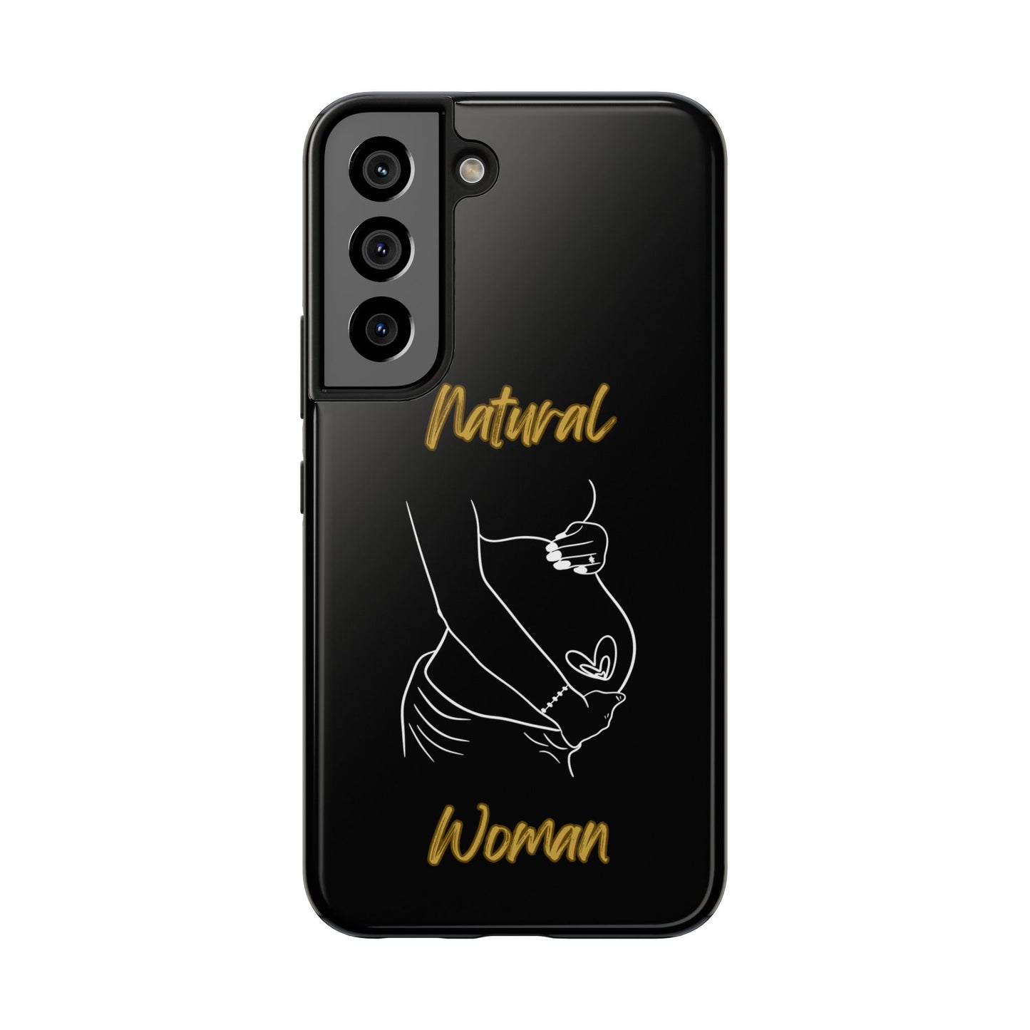 Natural Woman Loved In & Out (WL)Tough Phone Cases BLACK